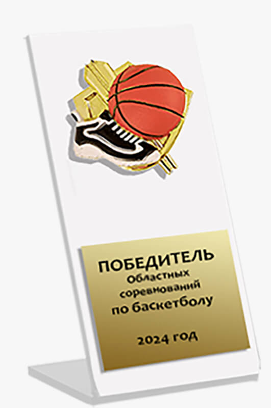 Акриловая награда Баскетбол 1810-180-201