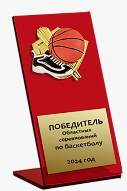 Акриловая награда Баскетбол 1810-180-202