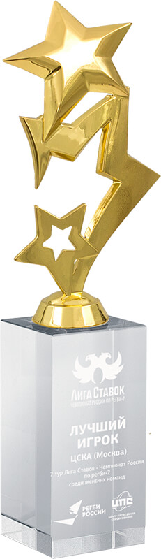 Награда Звезды с гравировкой 2012-250-ГР0