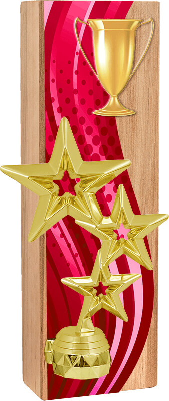 Награда из натурального дерева Звезды 2826-250-005