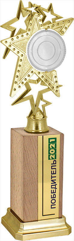 Награда из дерева с эмблемоносителем 2850-300-100