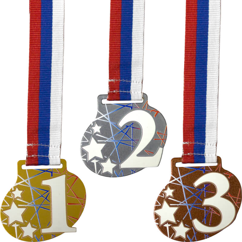 Комплект медалей Фонтанка 55мм (3 медали) 3632-055-000